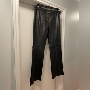 Caslon - Leather Pants - Genuine Lamb Skin - Black - Size 10